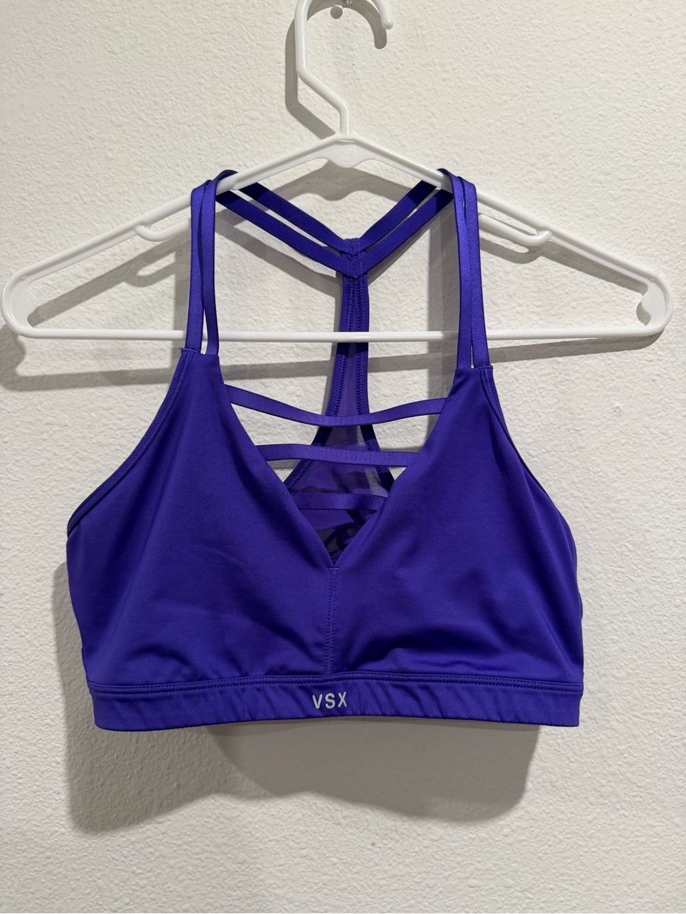 VSX Bold Purple Strappy Sports Bra - Women's Active